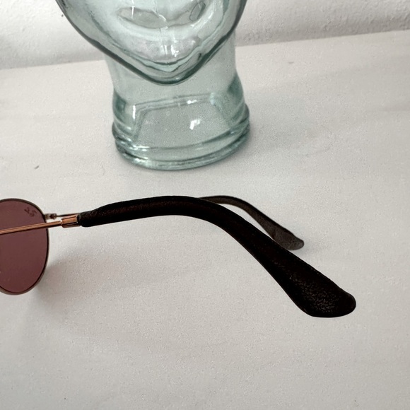 Ray-Ban RB 3447 Round Metal Sunglasses Lilac Lenses Boho Style Ray Ban Round - Picture 7 of 15